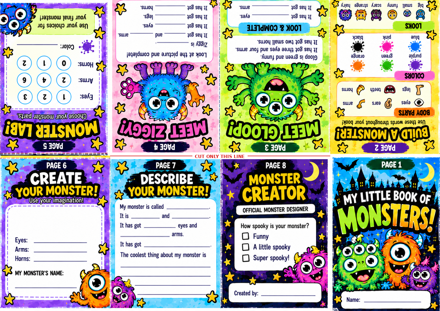 My Little Book of Monsters