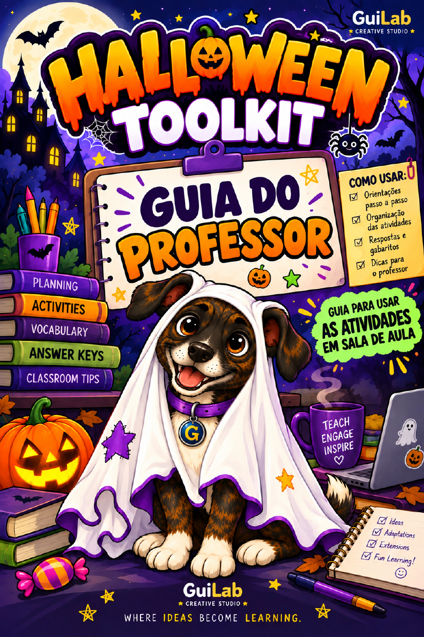 Prévia real do Teacher's Guide